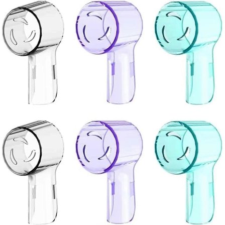 6-pak Tandbørstehovedbeskytter Kompatibel med Oral B iO børstehoveder, Passer til Oral B iO Series iO5-9, Støvtæt Beskyttelseshætte