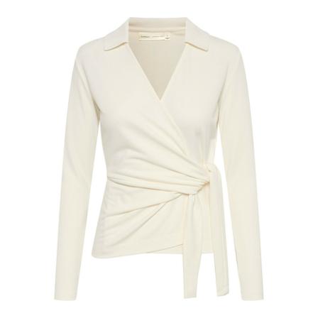 InWear Inwear Minnieiw Wrap Bluse Bluser 30107841 Whisper White inbo, Dame