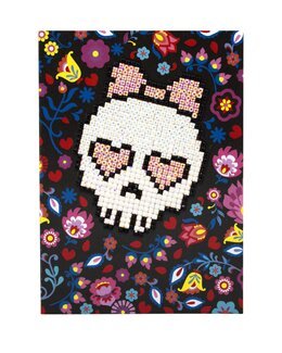 Diamond painting Kort dødningehode - WizardiArt