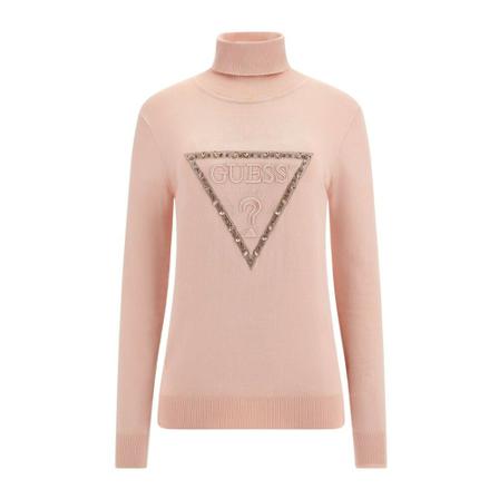 Guess Turtlenecks rosa, Dam Polotröjor, Dam, Storlek: S