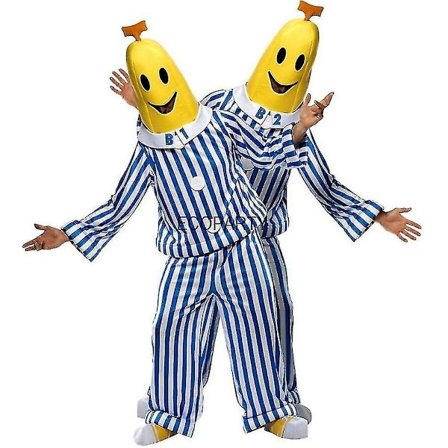 Cosplay Bananas i Pyjamas Kostyme TV-serie Kostyme Bananas i Pyjamas Kostyme Bananas Kostyme