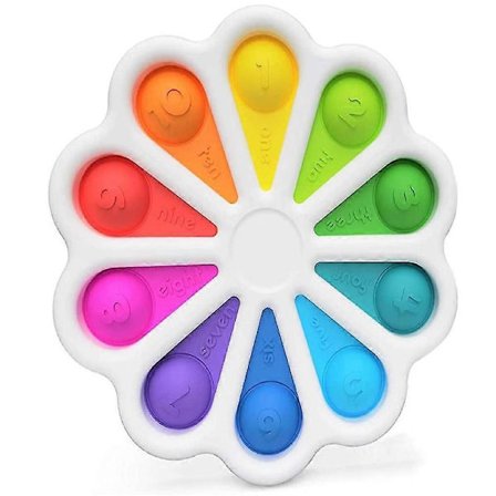 Fidget-lelut, Fidget-lelu Antistressi, Pop Bubble -aistilelu, Yksinkertainen puristettava aistilelu, Sopii antistressiin, autismiin ja 