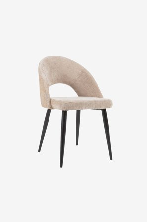 Kave Home - Ruokapöydän tuolit Meal, 4/pakk. - Ruskea - Käsinojalliset tuolit - - Homeroom