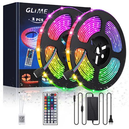 5000*10mm/34W/LED-ljuslist, vattentät IP65, 5 meter 300 lampor, lämplig för bildekoration, inredningsdekoration