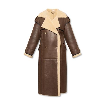 The Mannei Jordan Long Shearling Frakke Brun, Dame Jakker