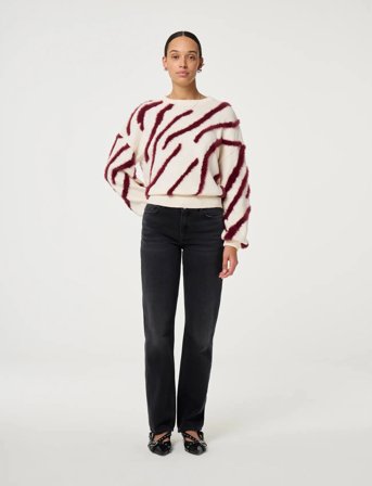 Fabienne Chapot Zebra Pullover - Cream - XS