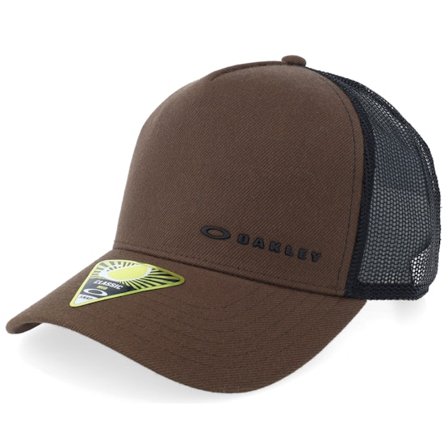 Oakley - Bruin Cap - Chalten Cap Cocoa Brown A-Frame Trucker @ Hatstore