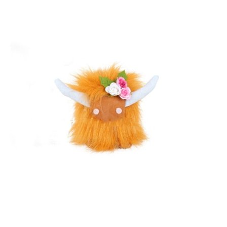 Highland Cow Plush Scottish Cow BRUN
