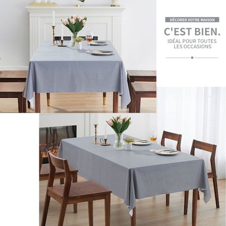 Rektangulär Duk Vaxduk Tvättbar Fläckbeständig Vattentät Rektangulär Plastduk 200 x 140 cm