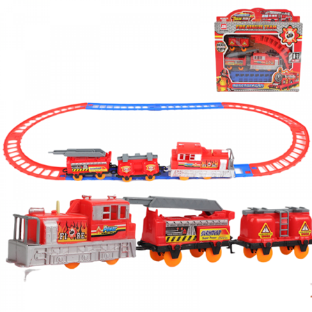 Tog til småbørn med togskinner Bro passer til legetøj