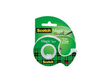 Scotch Dokumenttejp 7,5mx19mm m.hållare - Lyreco - Kontorsmaterial - Tejp lim och häftmassa - Tejp - Dokument
