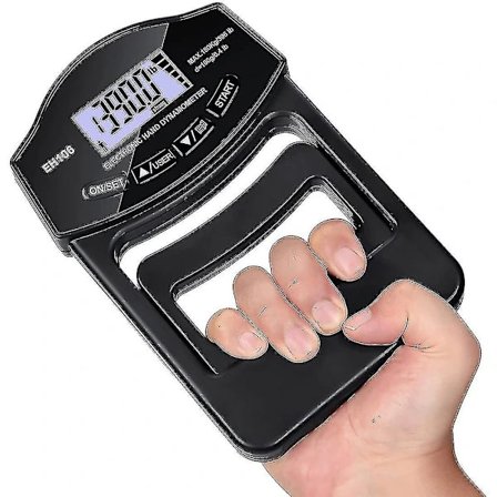 (pow yeah!)Greppstyrketestare, 396lbs/180kg Digital Hand Dynamometer Greppstyrkemätare Usb Lcd-skärm Hand