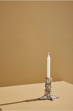 Pastill - Bearnie lysestage lille - Krom - Lysestager & lanterner - Fra Homeroom