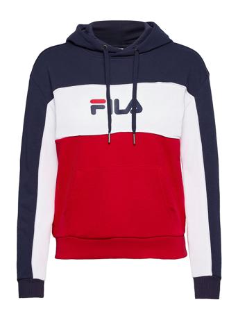 Women Aqila Blocked Hoody Blue FILA