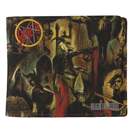 Slayer Reign In Blood Plånbok One Size Flerfärgad