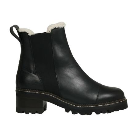 Chloé, Boots Zwart, Dames, Maat:40 EU,leer