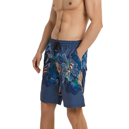 Herr Roliga Badbyxor Snabbtorkande Strandkläder Sport Löpning Badshorts-DK021