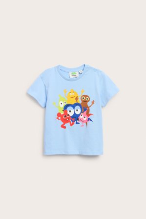 Kappahl | T-skjorte Babblarna Blå 98/104 | Blå