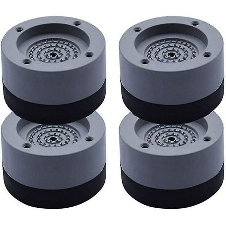 4 stk Anti-vibrasjonsputer Universal Vaskemaskin Anti-vibrasjonspute Føtter Stabilisator Sockel For Vaskemaskin Kjøleskap (hy)