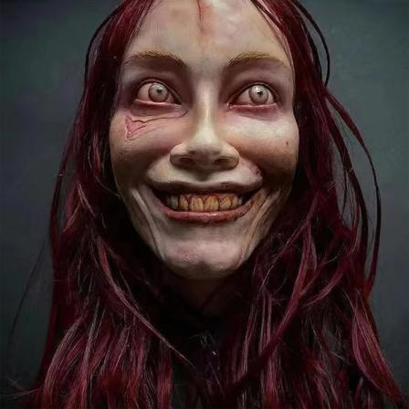 Movehii Halloween Latex Mask, realistiset pelottavat Halloween-asusteet Halloween-juhliin, karnevaaleihin, cosplay-rekvisiitta
