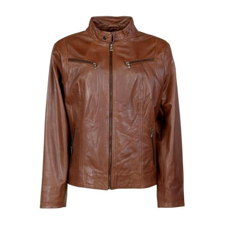 Levinsky Leather Jacka brun, Dam, Dam, Storlek: XL