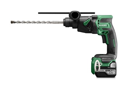 HiKOKI DH18DPB Borrhammare med 5,0 Ah batterier och laddare, Maskiner