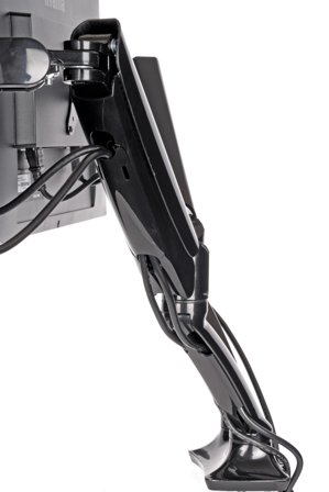 iiyama DS3002C-B1 monteringssett - justerbar arm - for 2 skjermer - svart