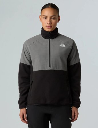 The North Face W Glacier Heavyweight 1/2 Zip Jacket - Black - XS