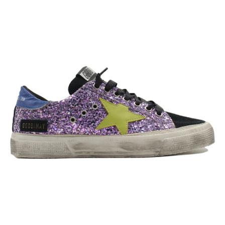Golden Goose, Sneakers Paars, Dames, Maat:39 EU