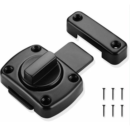 Svart (stor) baderoms dørvrider rotasjon dørvrider dør lås bolt, annonse