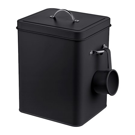 Metalopbevaringskasse med låg, 6 liters kapacitet