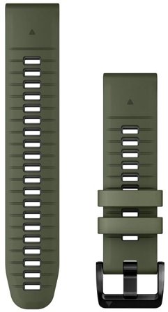 Garmin QuickFit 22 Klockarmband Mossgrön/Grafitgrå Silikon
