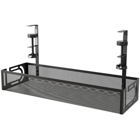 Kabelholder for under skrivebordet - Ladekabelholder med ledningsbrett - Kompatibel med Apple, Samsung, Xiaomi - Kabelhåndtering for kontorpult