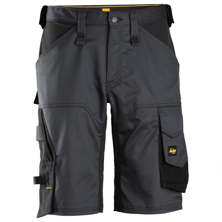 Snickers Workwear 6153 AllroundWork Shorts stålgrå / svart Stålgrå/Svart, Klær