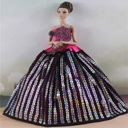 Docka Bröllopsklänning Docka Kjol 10 10