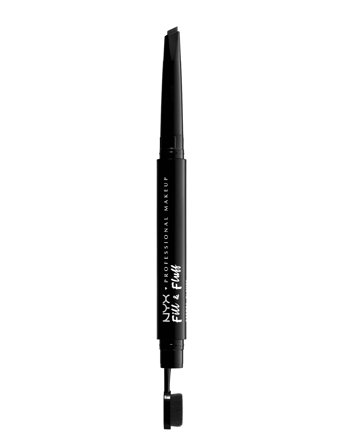 NYX Professional Makeup Fill & Fluff Eyebrow Pomade Pencil - Black - 0.2 g