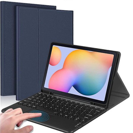 För Samsung Galaxy Tab S6 Lite (2024) / S6 Lite (2022) / S6 Lite (2020) Bluetooth-tangentbord med Touch