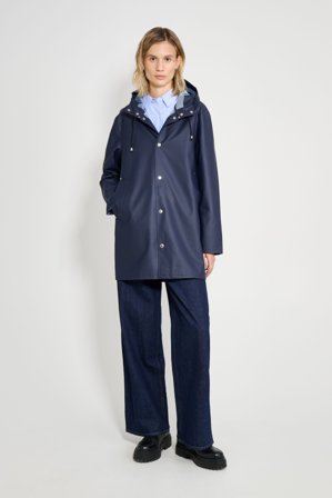 Stockholm Lightweight Raincoat Navy