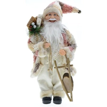 1 Animert Julenisse og Fru Nisse - 17,7 Tommers Julenisse og Fru Nisse