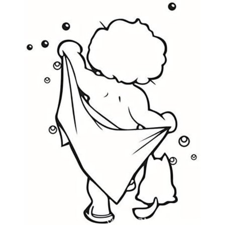 Klistermærker til Væg Vaskbare Klistermærker Aftagelige Badeværelses Dekoration Holdbare og Nyttige