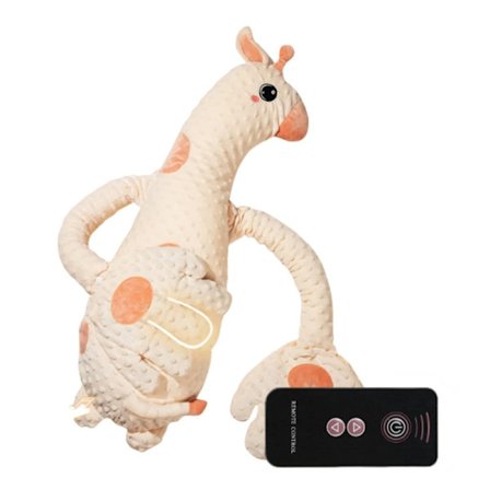 Beroligende dukke til babyer, Forebygger at babyer bliver bange, Plyslegetøj til søvn 3 justerbare tilstande (hjort)