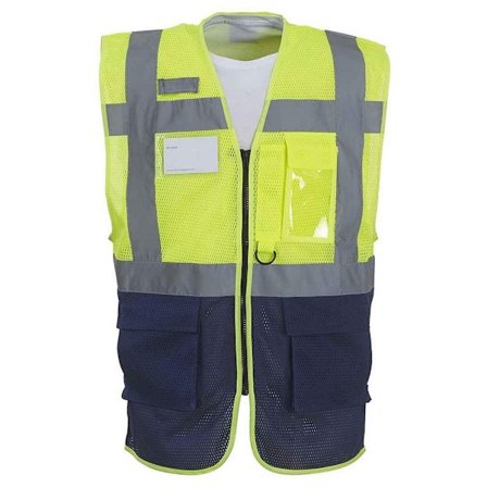 Yoko Unisex Hi-Vis Väst XXL Gul/Marin