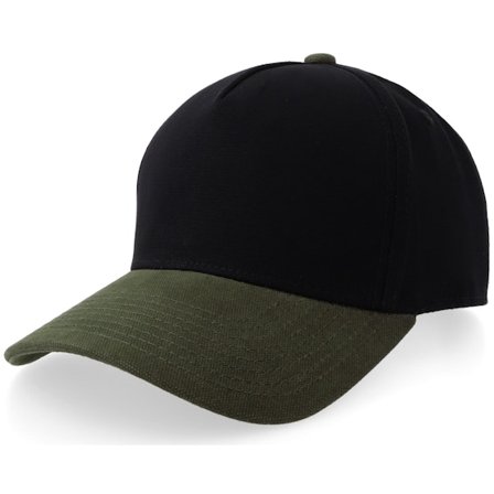 Equip - Black/Olive Canvas A-frame Adjustable Adjustable Black Cap - @ Hatstore