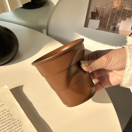 Dopaminfarvet kaffekop, keramisk drikkekop af høj kvalitet, morgenmadskop, mælkekop, te-kop til hjemmekontoret