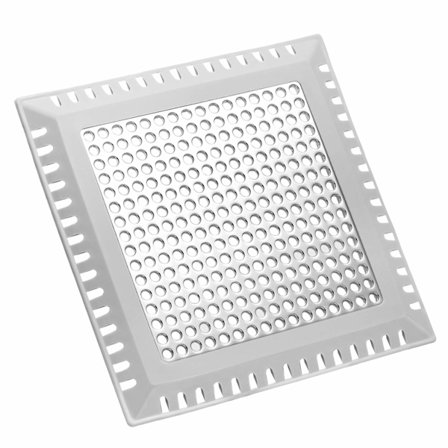 Kvadratisk afløbsrist til bruser til opsamling af hår/afløbsfilter til bruser