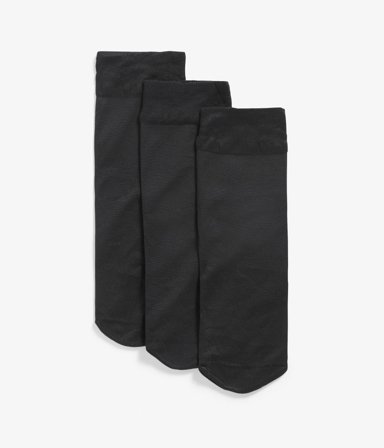 Kappahl | Skarpety 3-pak Czarne 36/42 | Czarne