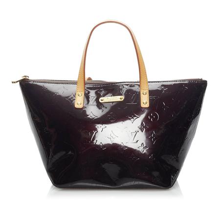 Louis Vuitton Vintage Pre-owned Vernis Bellevue PM Leather Taske Sort, Dame Vintage Tasker, Størrelse: ONE Size