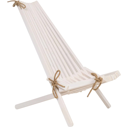 EcoFurn EcoChair Furu Hvit