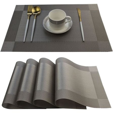 Let-at-rengøre plastikunderlag, vaskbare køkkenmåtter