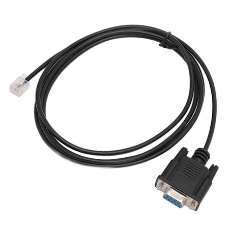 DB9 RS232 til RJ11 6P4C Seriell Konsollkabel PVC 1,8m Plug and Play for APC AP7800 AP7900 940‐0144A
